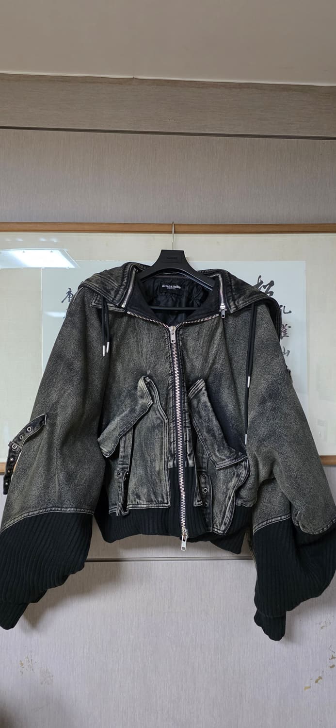 Nofaith studios cargo denim hoodie 상품이미지7