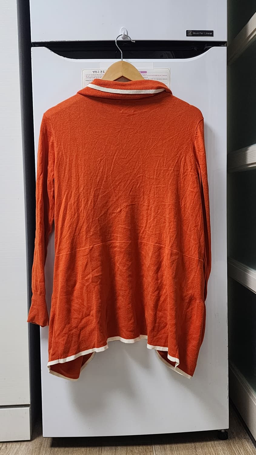 타미힐피거 오렌지 가디건 XS/S 상품이미지2