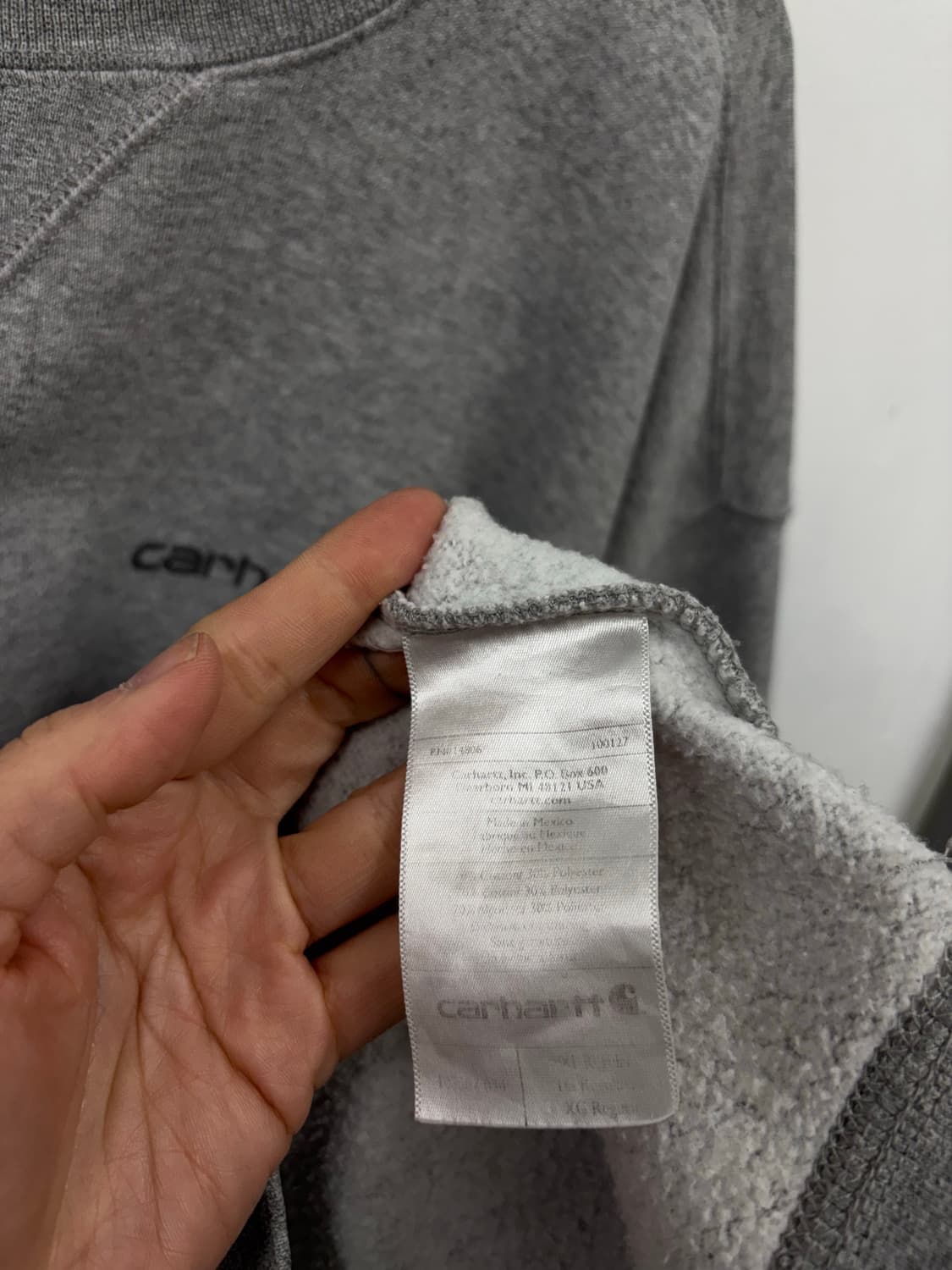 칼하트 로고 맨투맨 상품이미지5