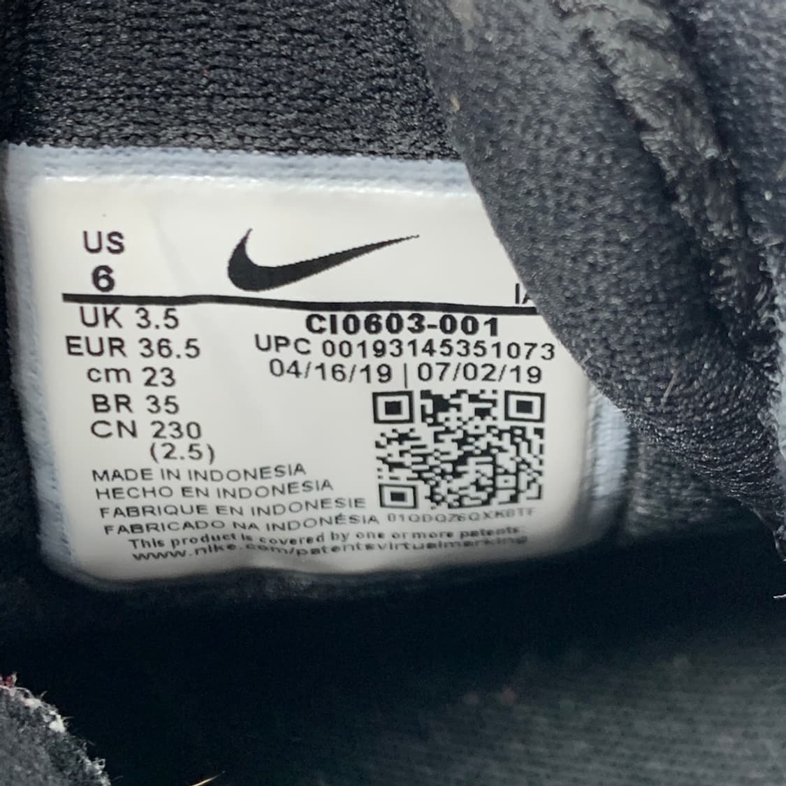 [230/정품] NIKE 나이키 에어 하이츠 여성 운동화신발 상품이미지8