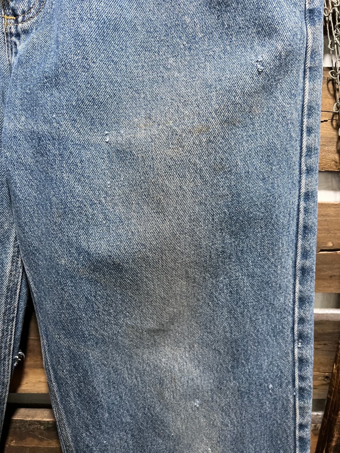 [34]칼하트 USA 빈티지 데미지드 워싱 데님 팬츠 상품이미지5