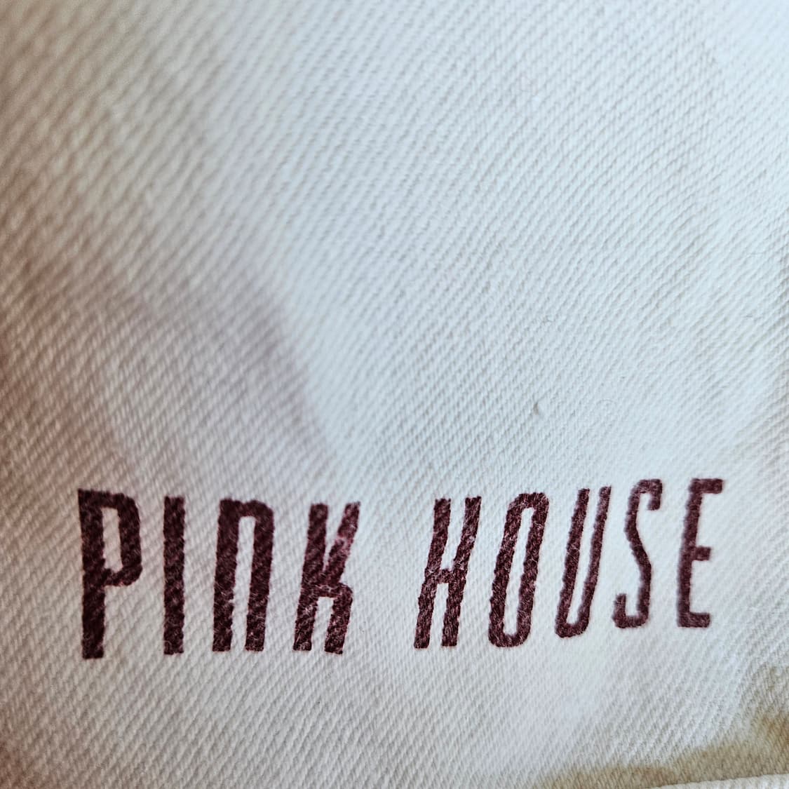 PINK HOUSE(핑크하우스) 로고 아이보리데님 오버롤 팬츠 상품이미지10