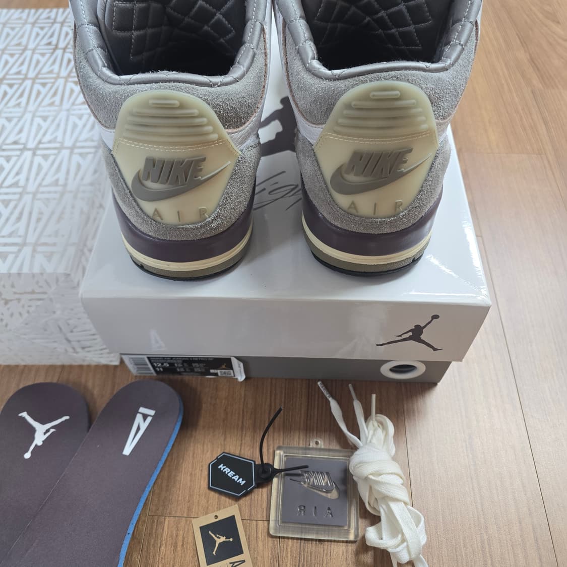 (W12.5,W295) 조던 3 아 마니에르 상품이미지5