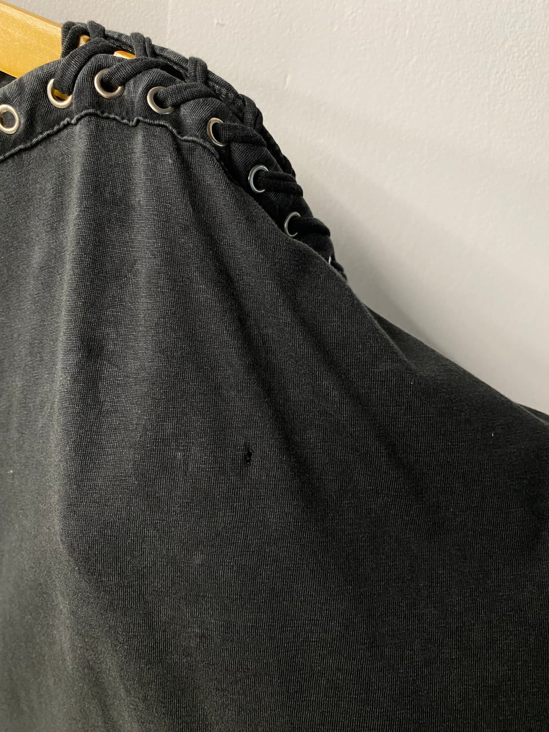 [F] Diesel 디젤 아일렛 레이스 업 티셔츠 상품이미지6