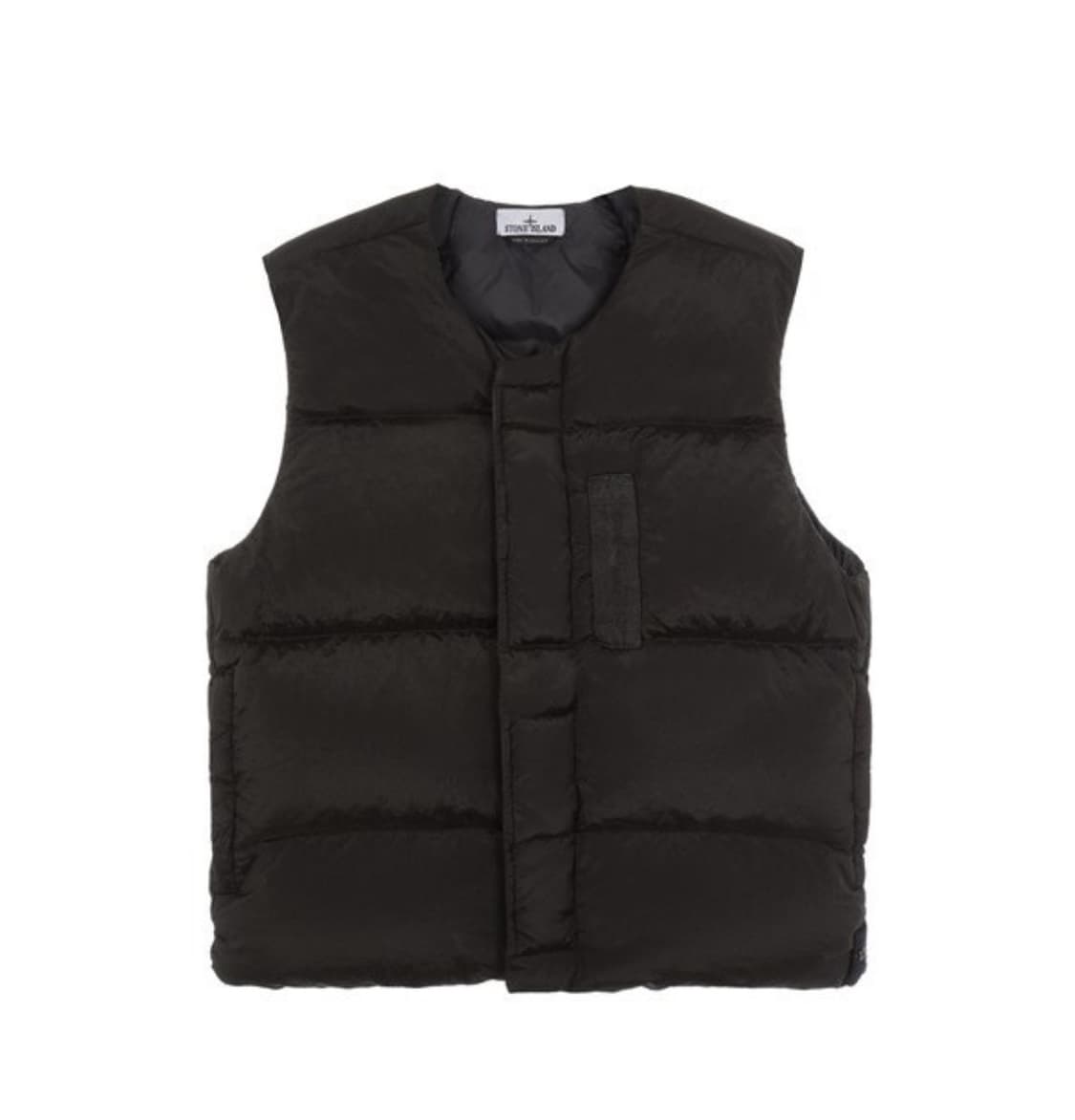 스톤 아일랜드 나일론 메탈 에코닐 다운 베스트 블랙 상품이미지1