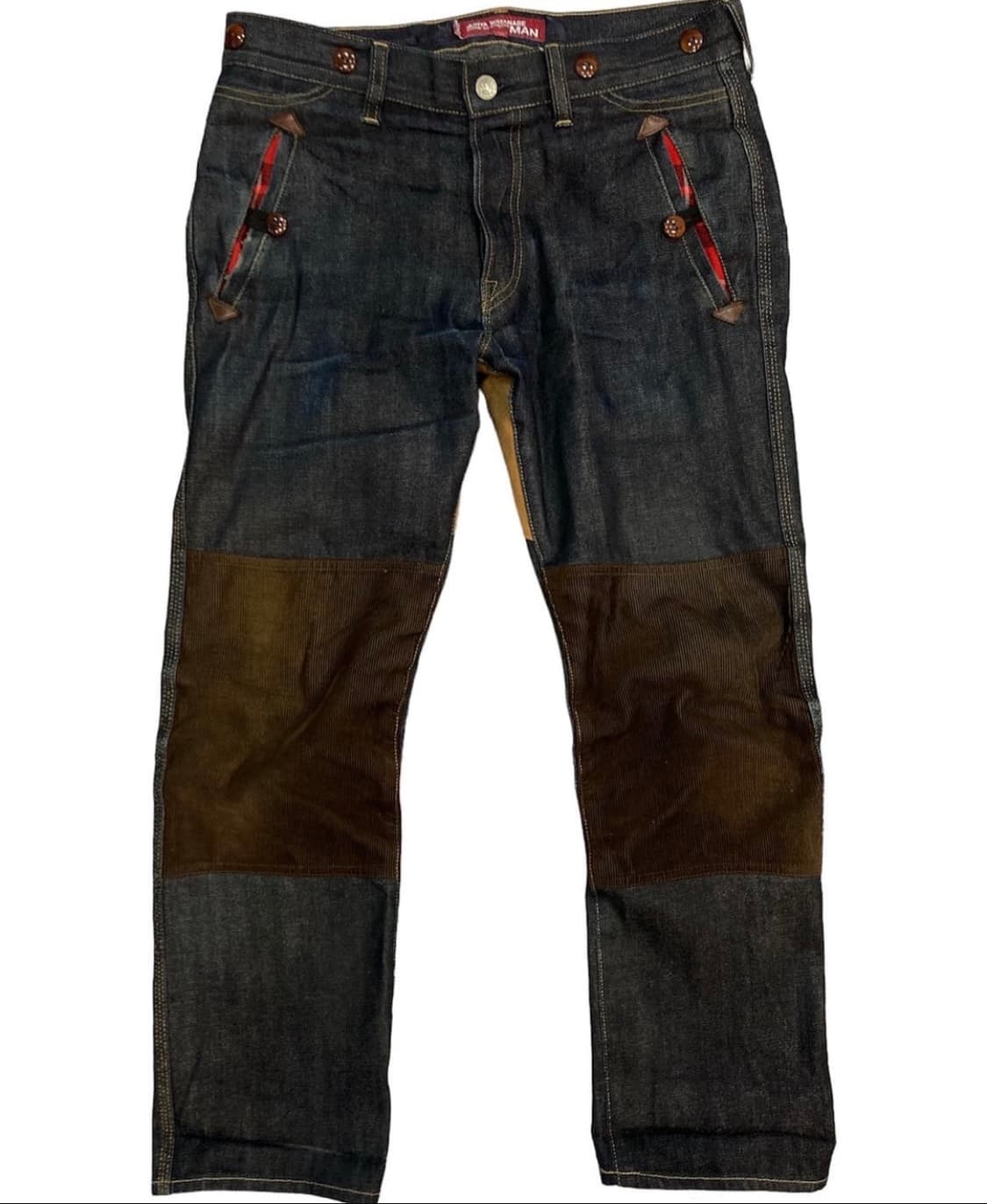 19aw 준야와타나베x리바이스 코듀로이패치 데님 상품이미지1