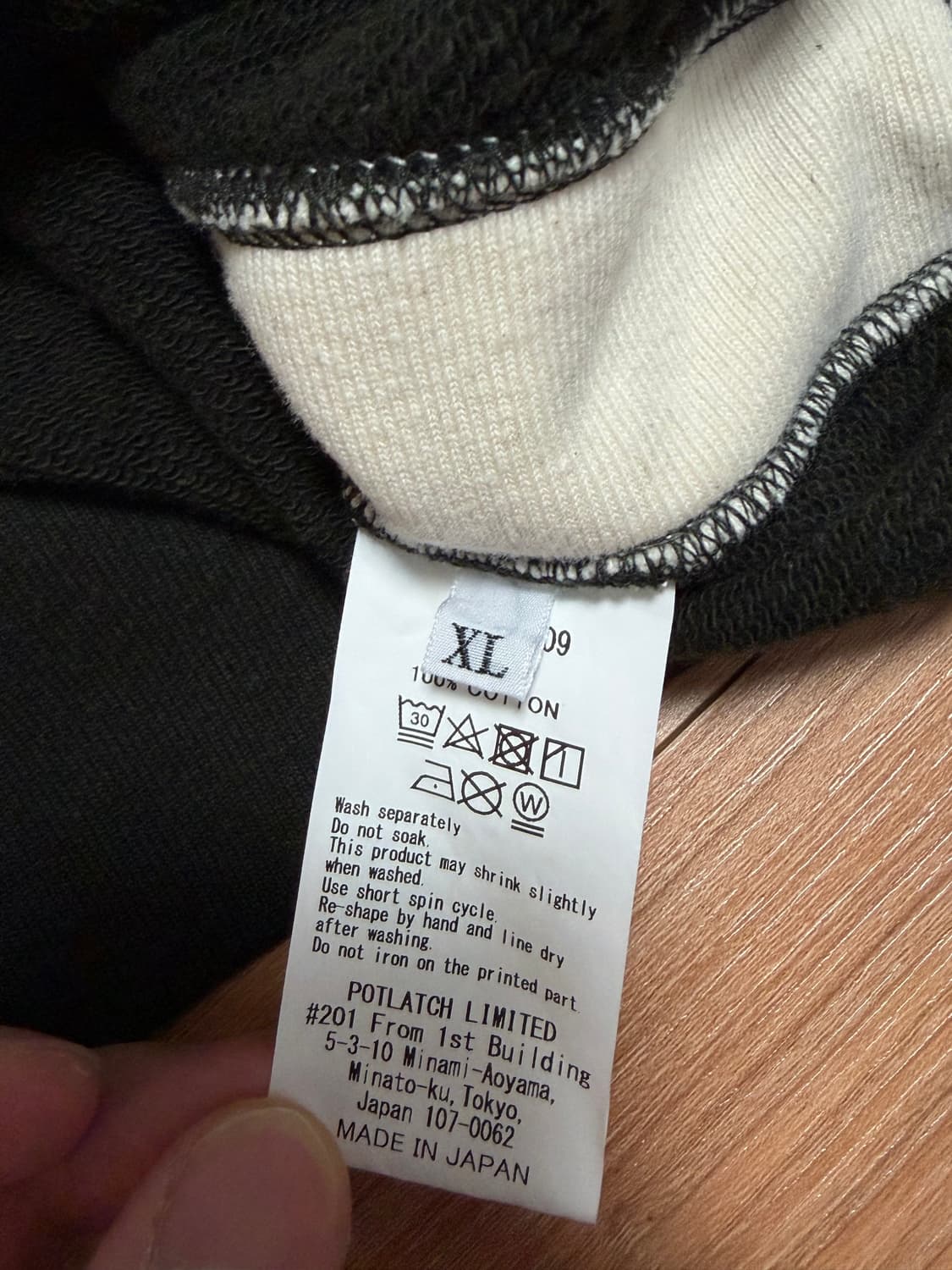 [XL] 카브엠트 솔리드 크루넥 #2 블랙  상품이미지7