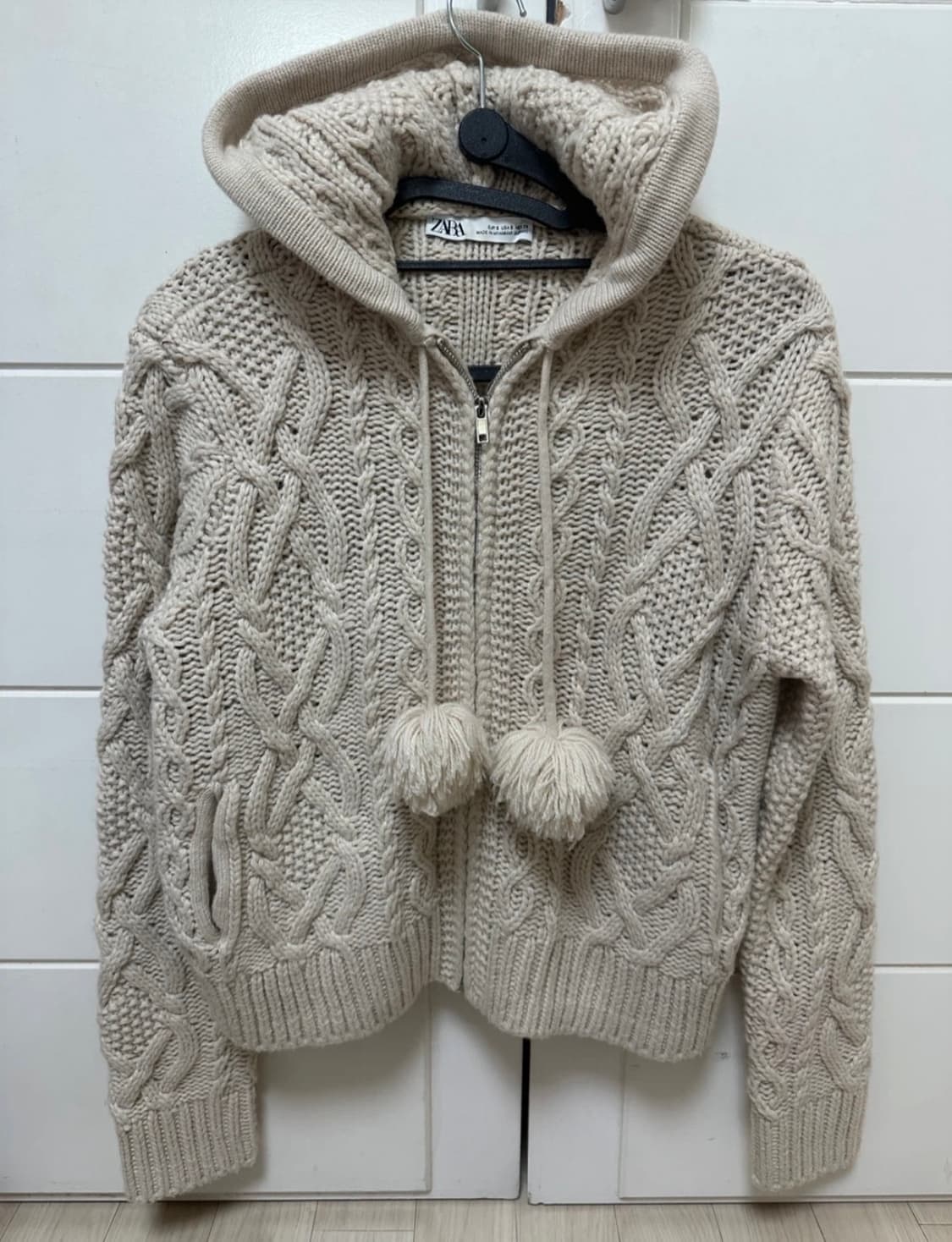 Zara 자라 니트 후드집업 상품이미지1