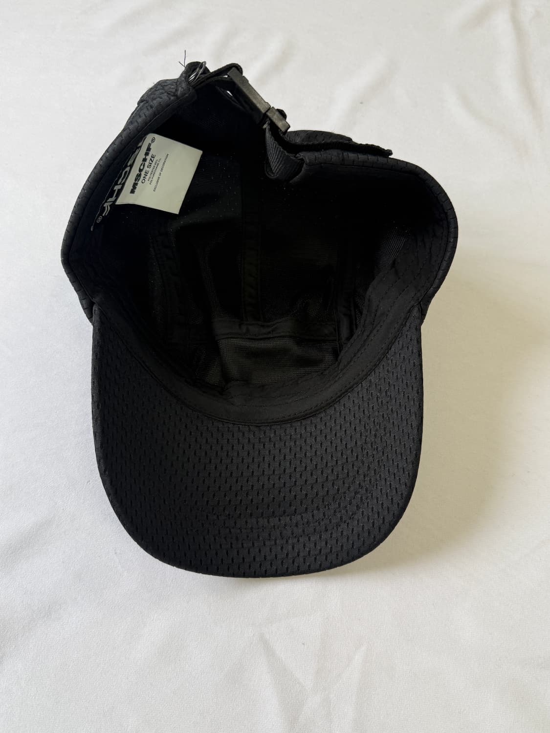 미스치프 롬버스 러닝 캡 블랙 상품이미지5