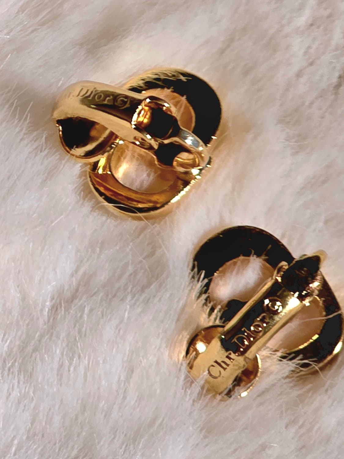 디올 cd로고 금장 클립형 귀걸이(귀찌) 상품이미지4