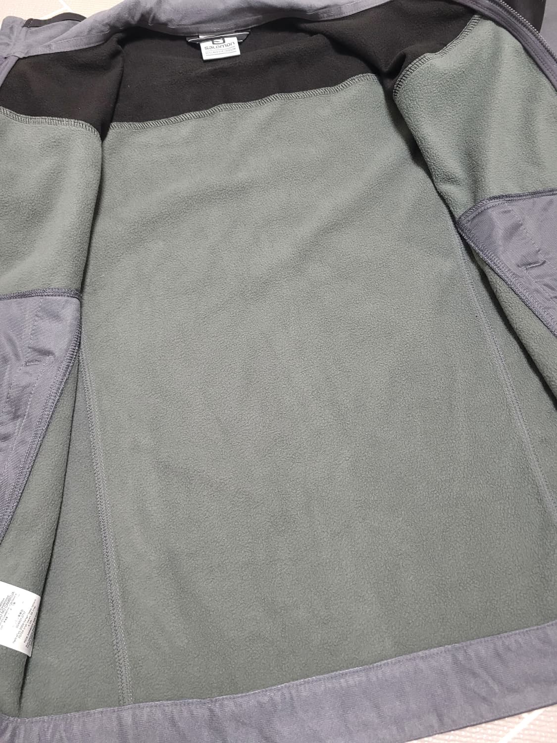 새상품) 살로몬 Cruz FZ 2 fleece 기모 집업 S 상품이미지3