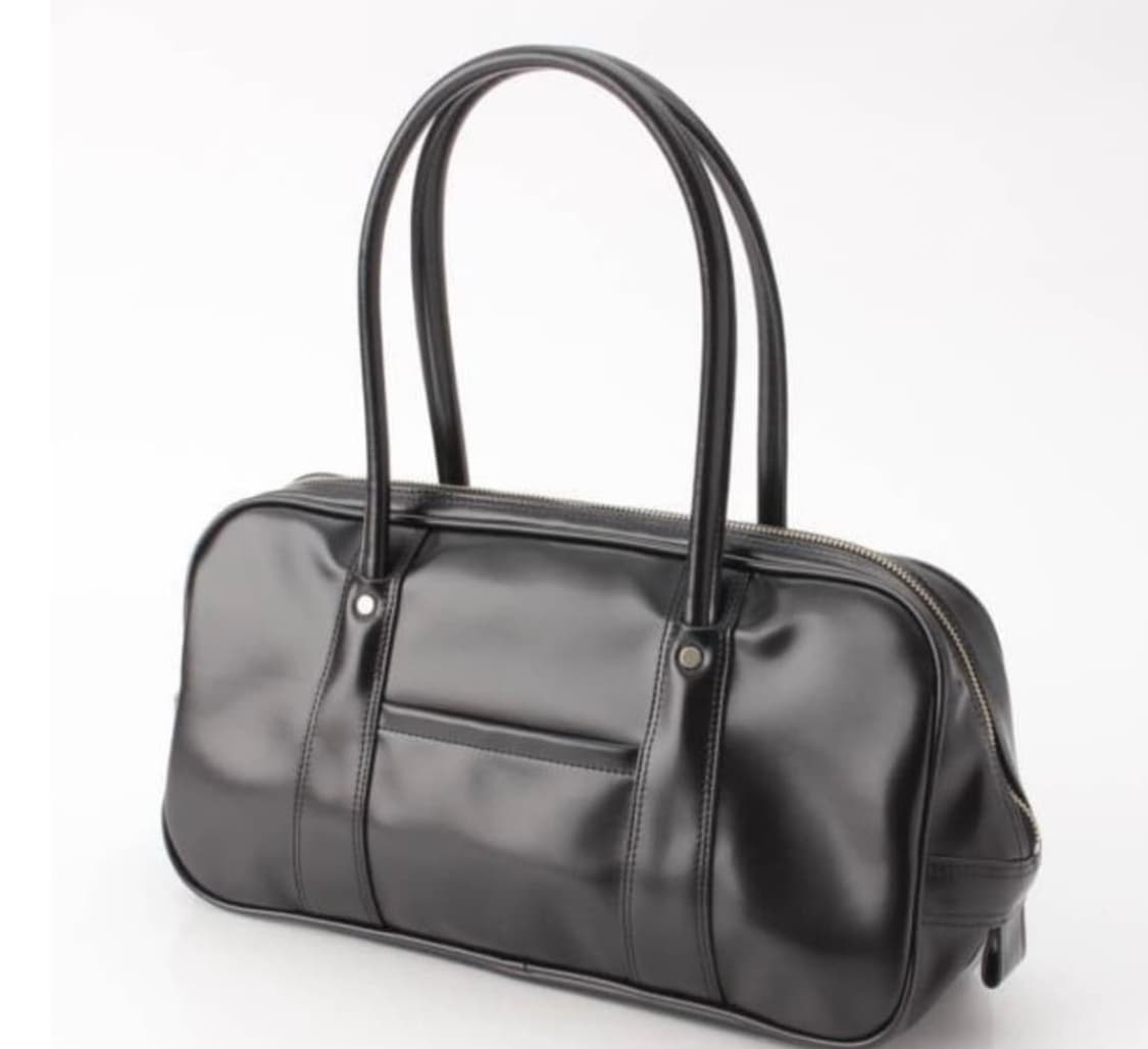 꼼데가르송 아오야마 더블지퍼 숄더 레더백 상품이미지1