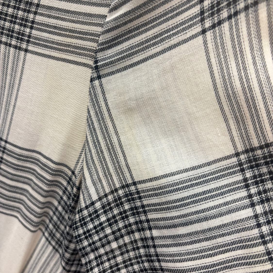 버버리 런던 롱 원피스 카라넥 버튼 클로징 체크 패턴 디테일 그레이 상품이미지10