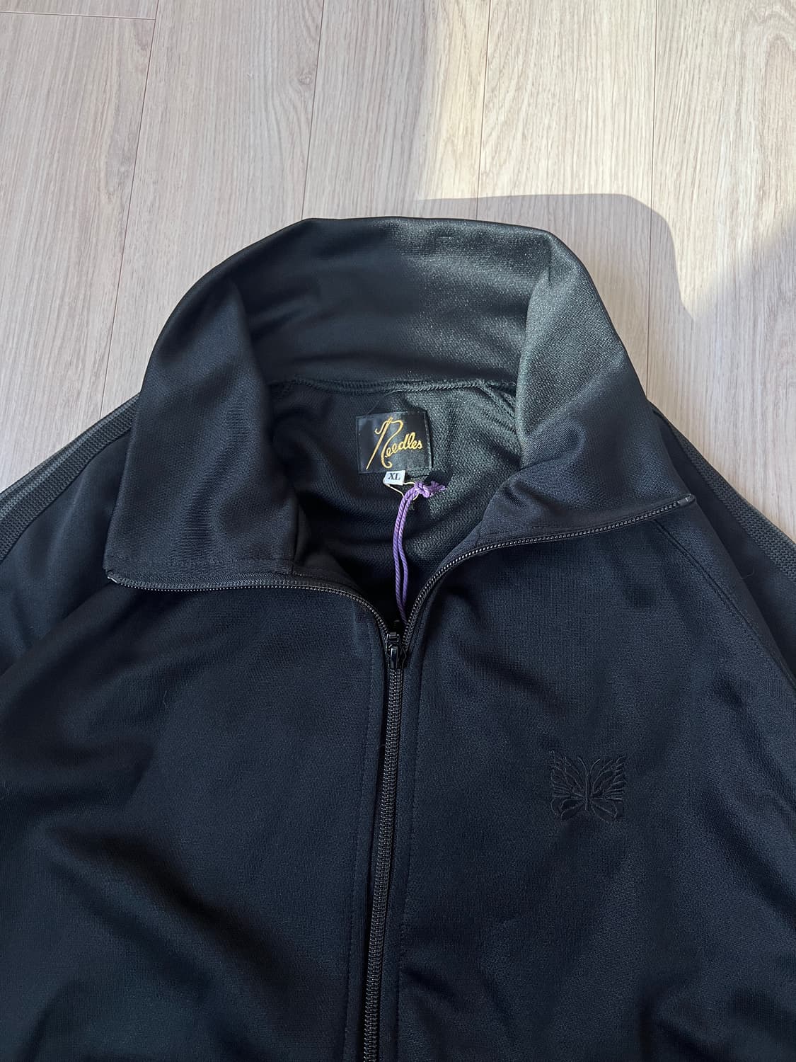 (새상품) 니들스 x 스튜디오어스 트랙 자켓 폴리 스무스 블랙 상품이미지4