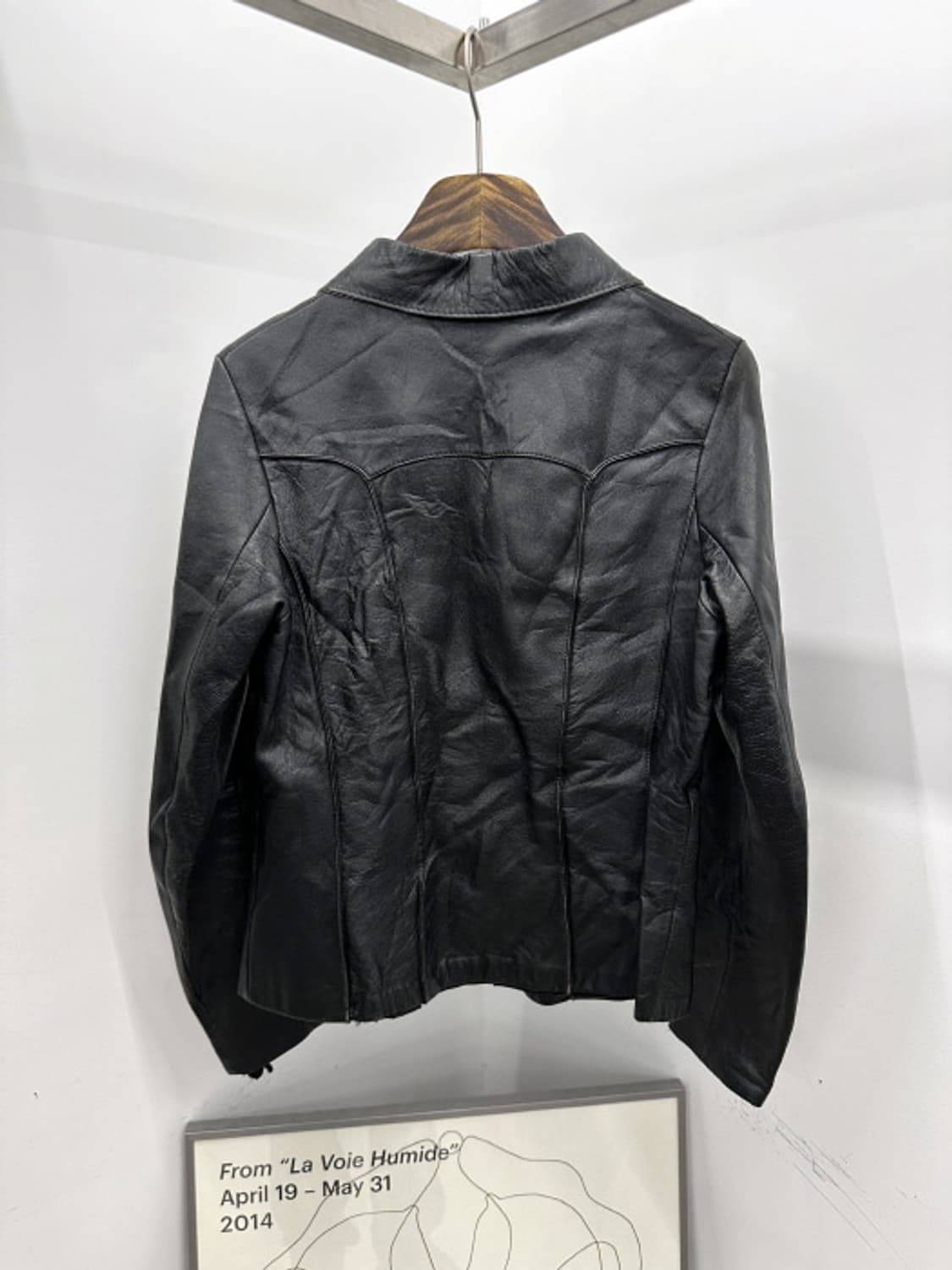 70'S VINTAGE LEATHER JACKET (M) 상품이미지2