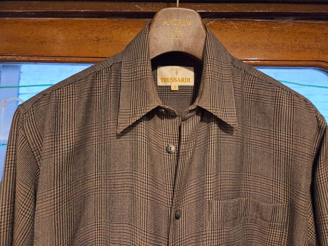 트루사르디 플란넬 셔츠 상품이미지7