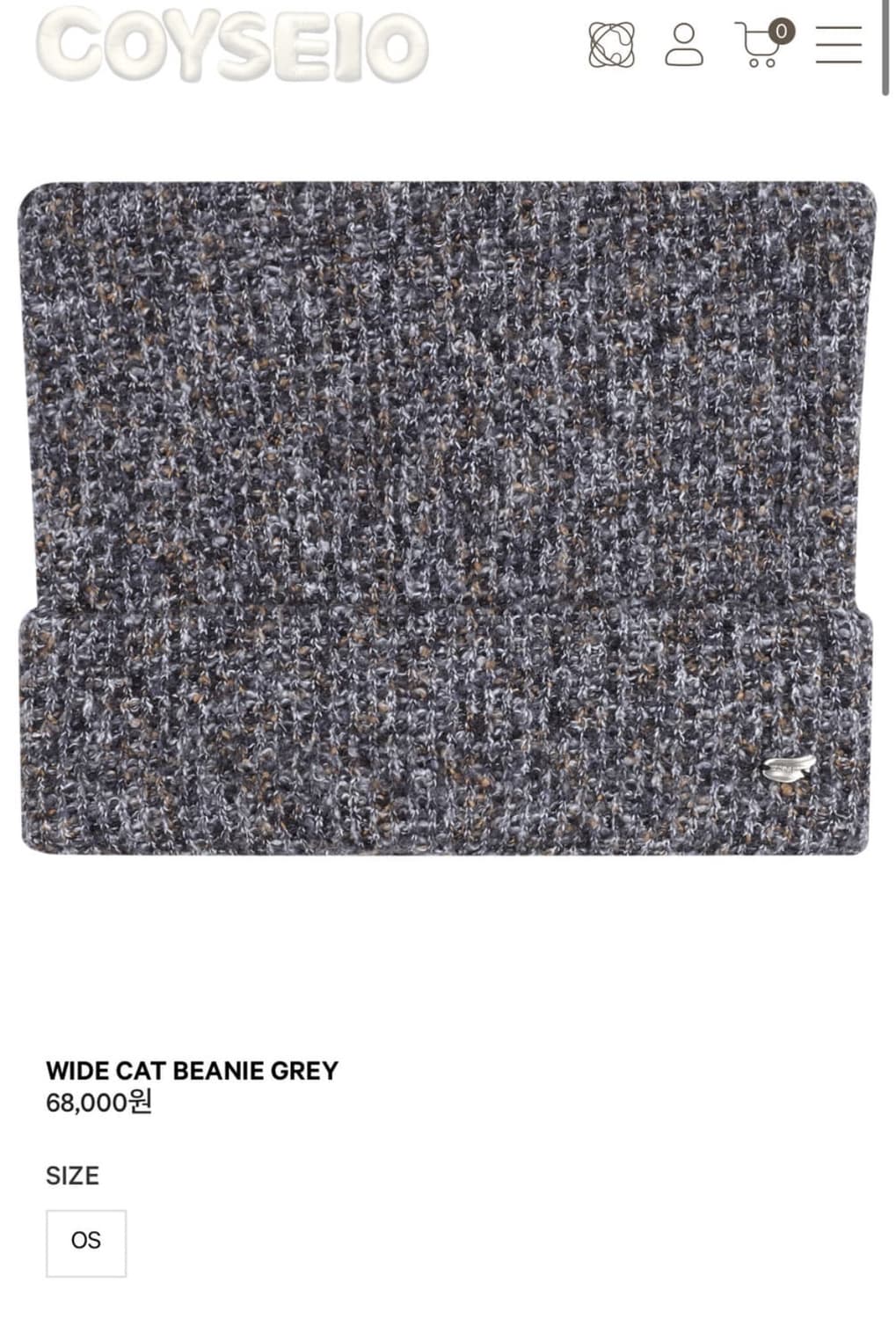 코이세이오 캣비니 그레이 상품이미지1