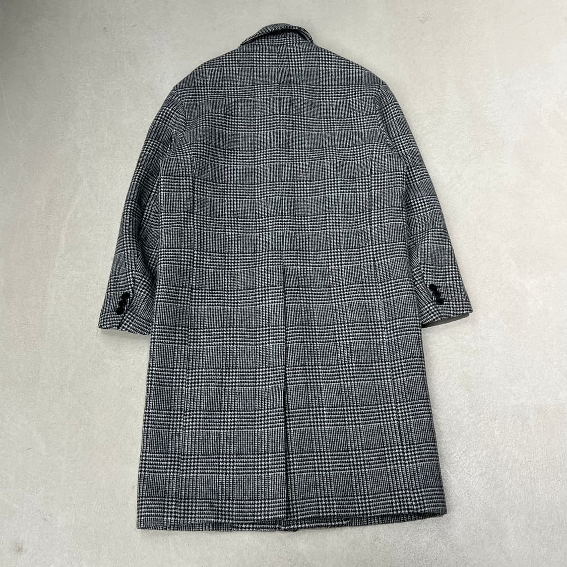 토니웩 울 캐시미어 체크코트 s09691 상품이미지2