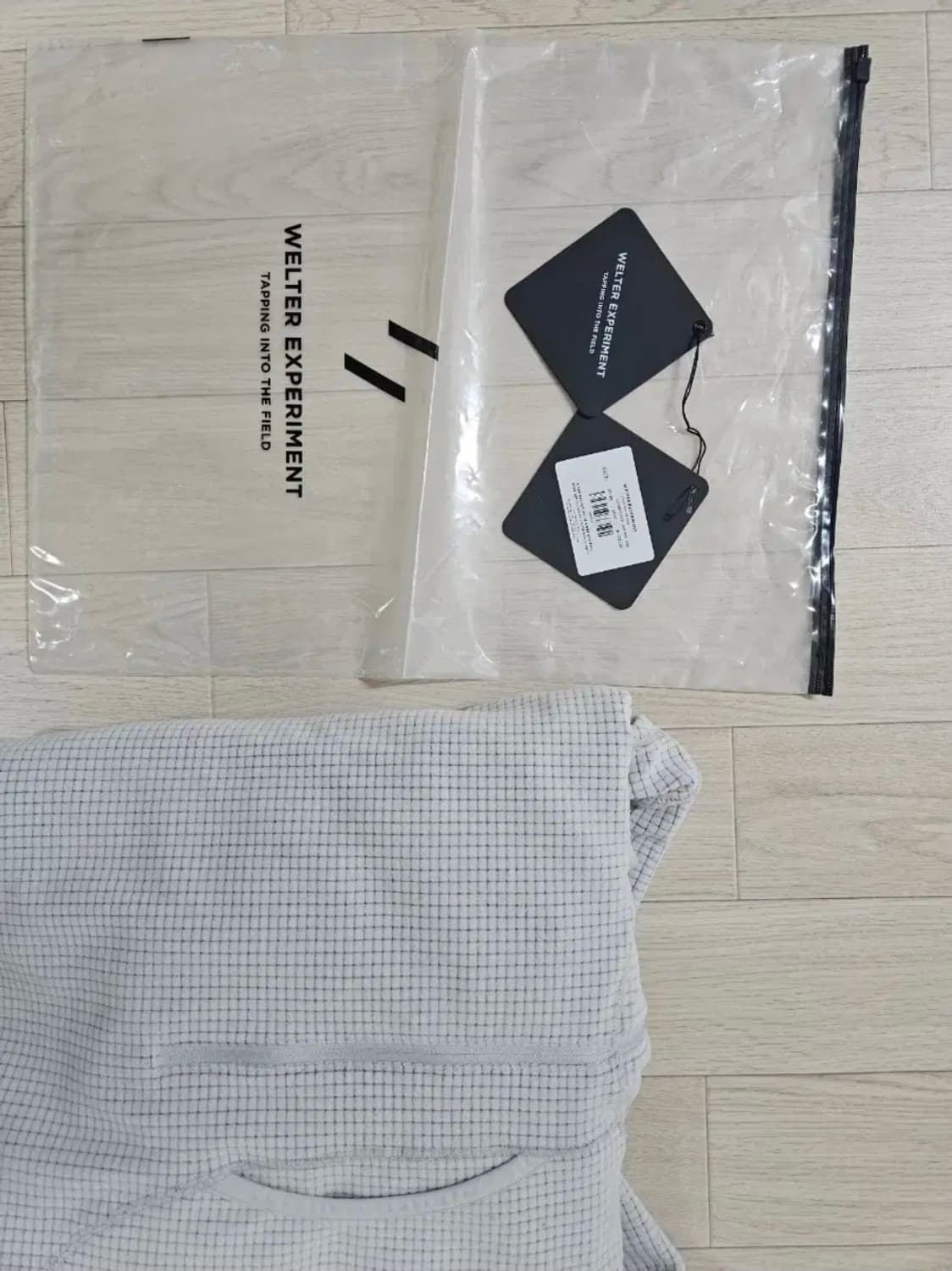 웰터 익스페리먼트 스퀘어 플리스 후드 화이트 xl 상품이미지8