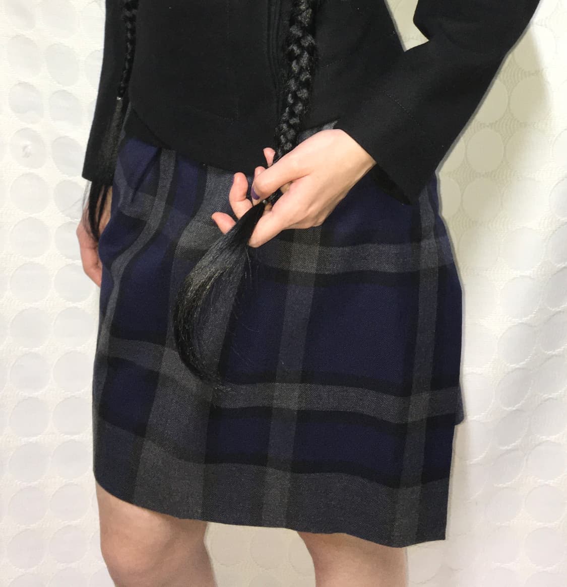 vivienne westwood체크 울 치마 상품이미지2