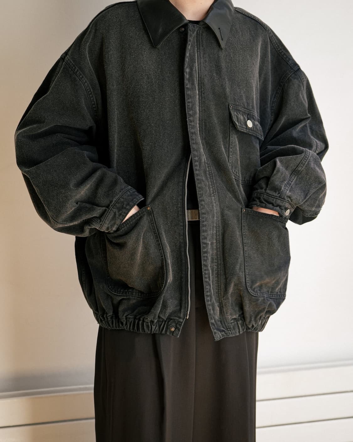 (S) 26ss 슈타인 Ssstein 설퍼 다이 옥스포드 빈티지 재킷 상품이미지6