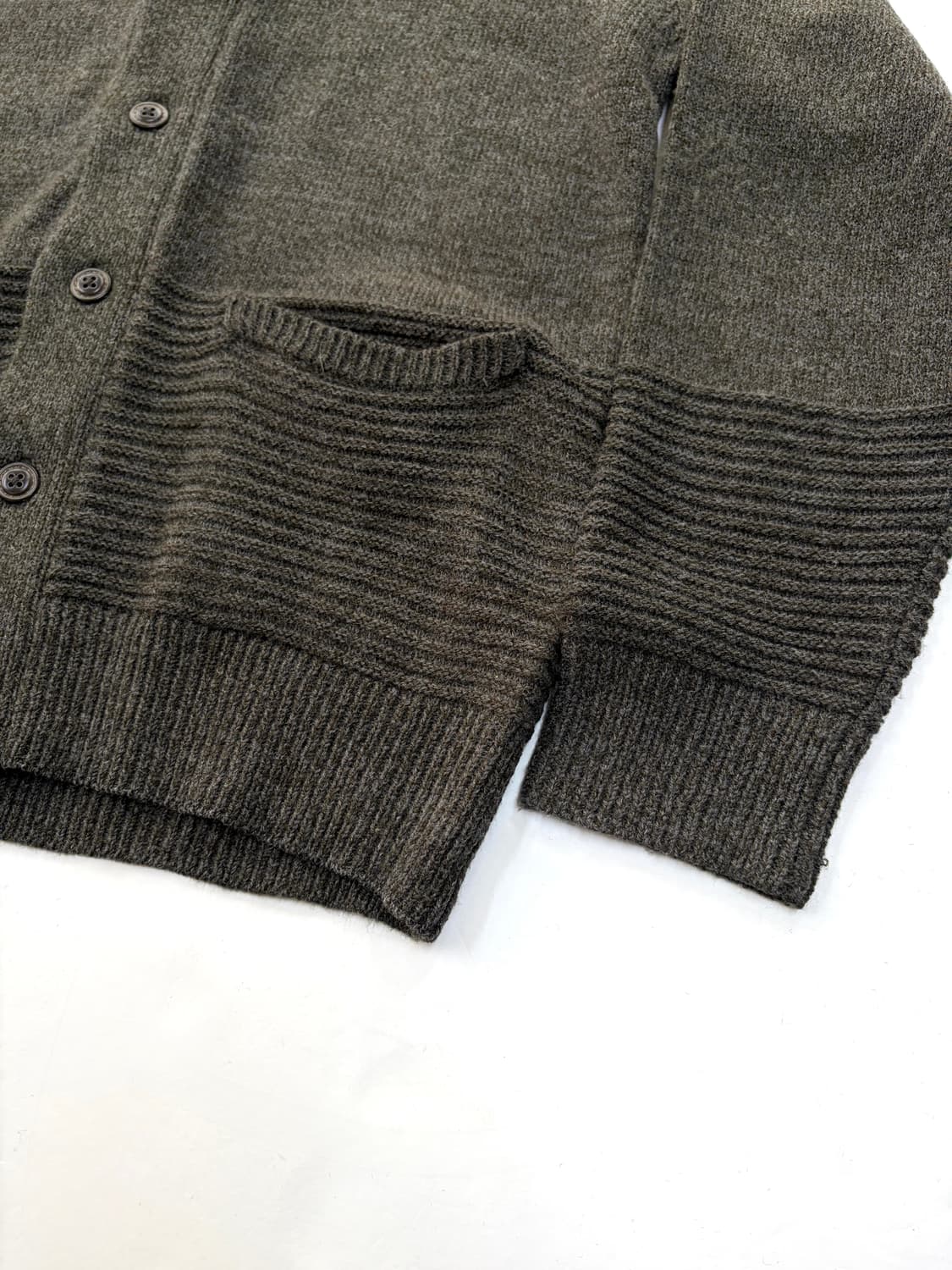 Piste 숄카라 니트 가디건 상품이미지3