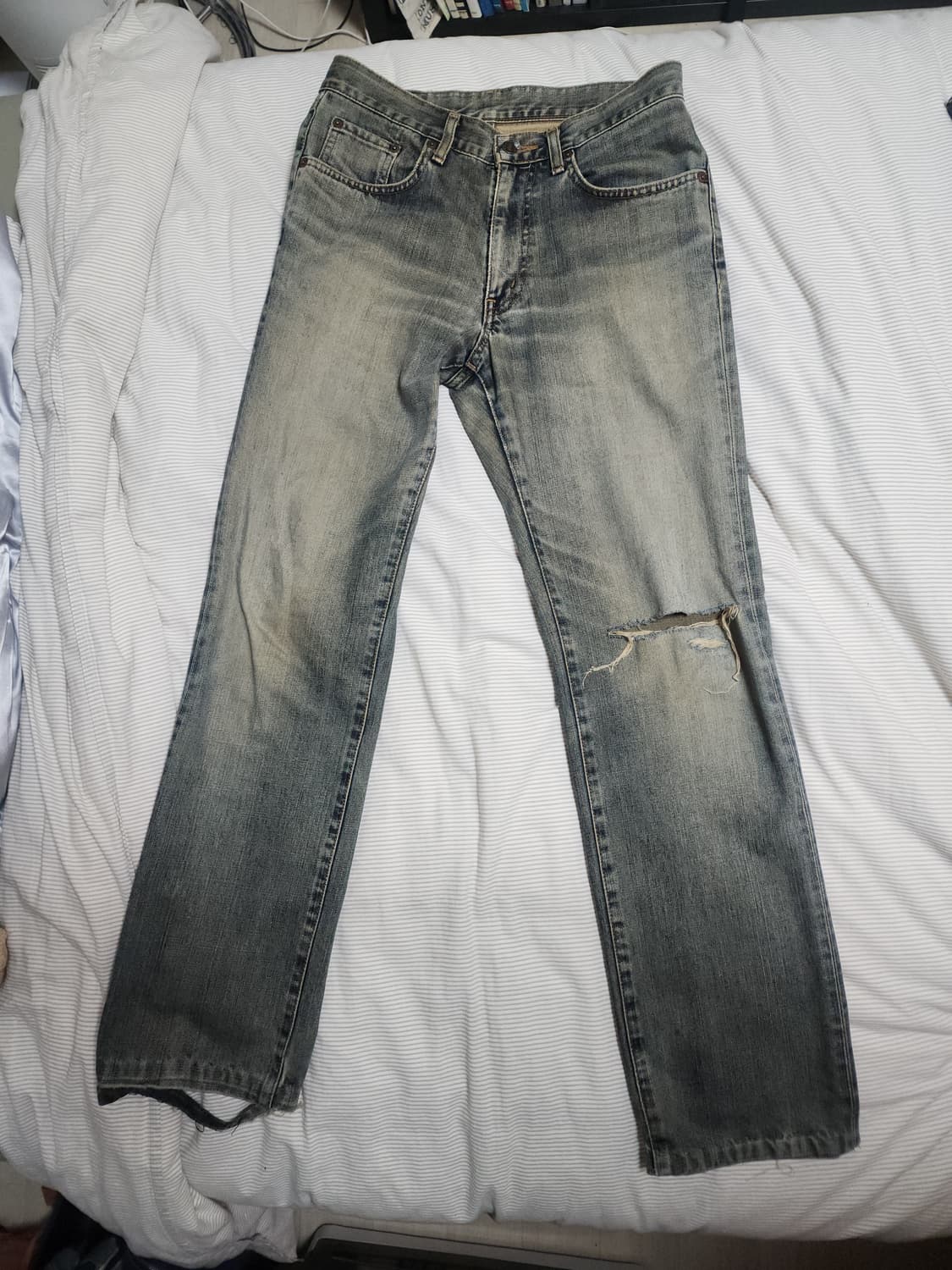 edwin sand washing distressed 503 jeans 상품이미지1