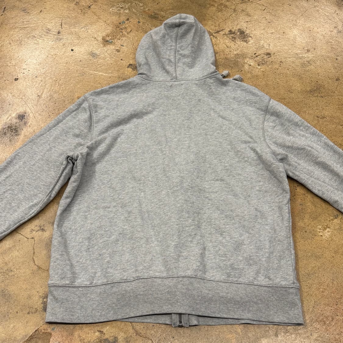 갭 그레이 로고 후드집업 상품이미지4