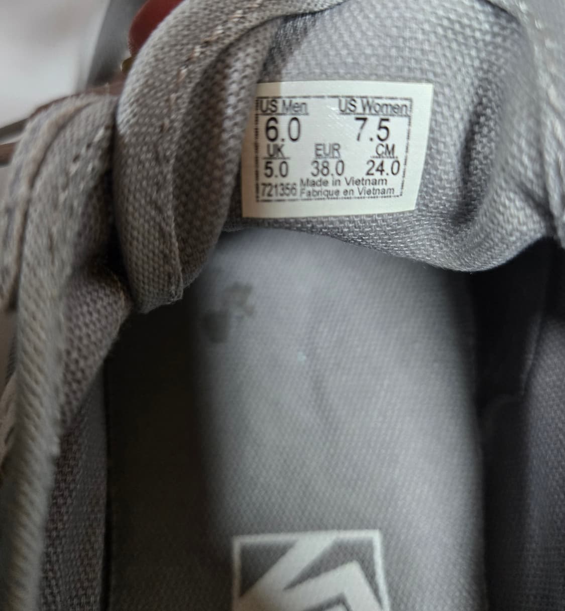 반스 올드스쿨 회색 꽃자수 스니커즈240 상품이미지8