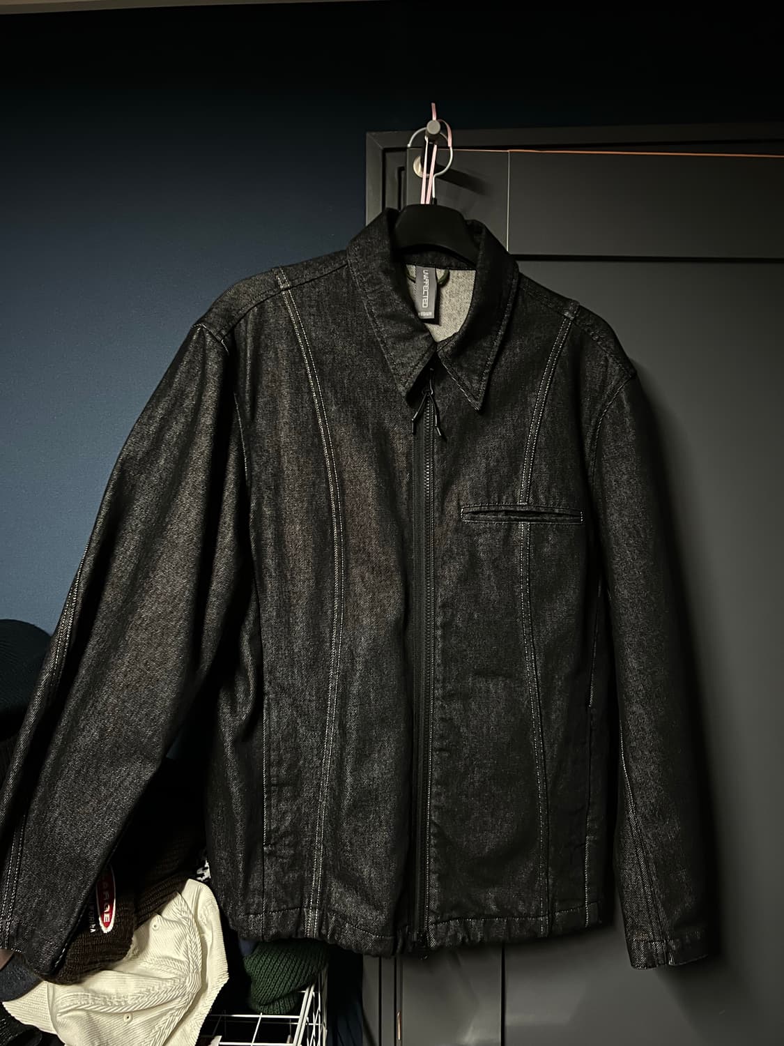 언어펙티드 트랙데님 자켓 상품이미지1