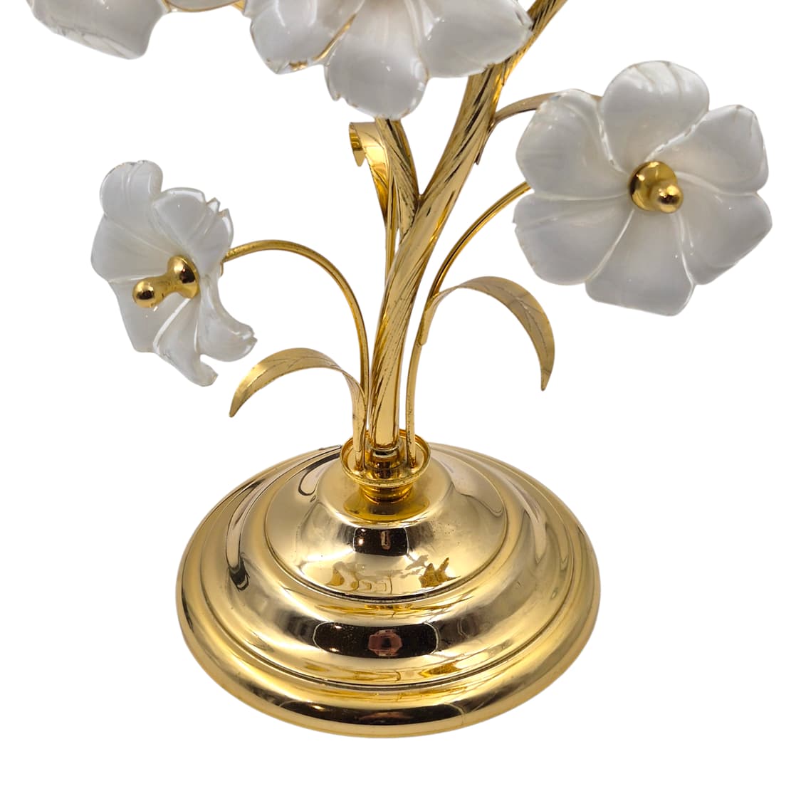 90s 야마기와 밀크글라스 플라워 부케 스탠드 램프 상품이미지6