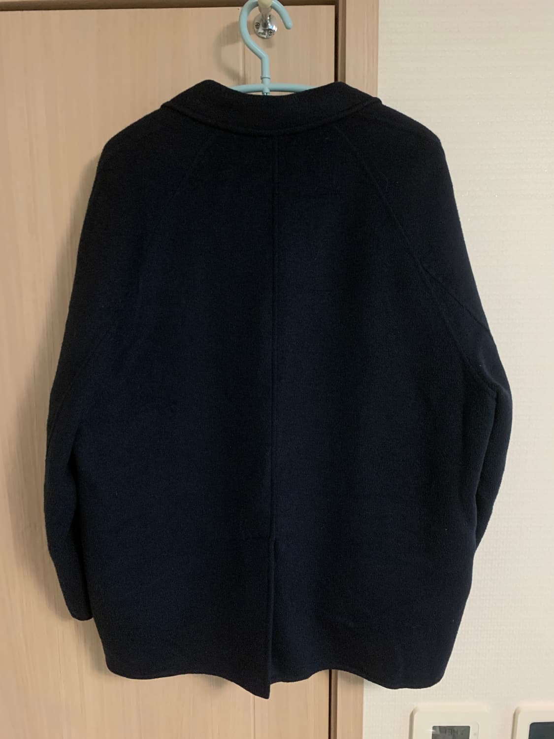 자라 울 블렌드 네이비 블레이저 하프 코트 상품이미지8