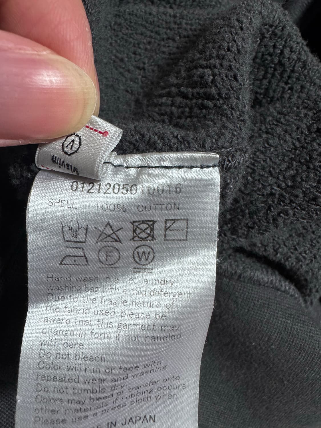 [3] 비즈빔 21AW 점보 후디 P.O 크래쉬 블랙 상품이미지6