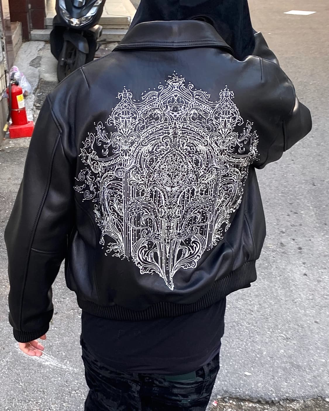 언더마이카 샹들리에 램스킨 레더자켓 2 상품이미지2