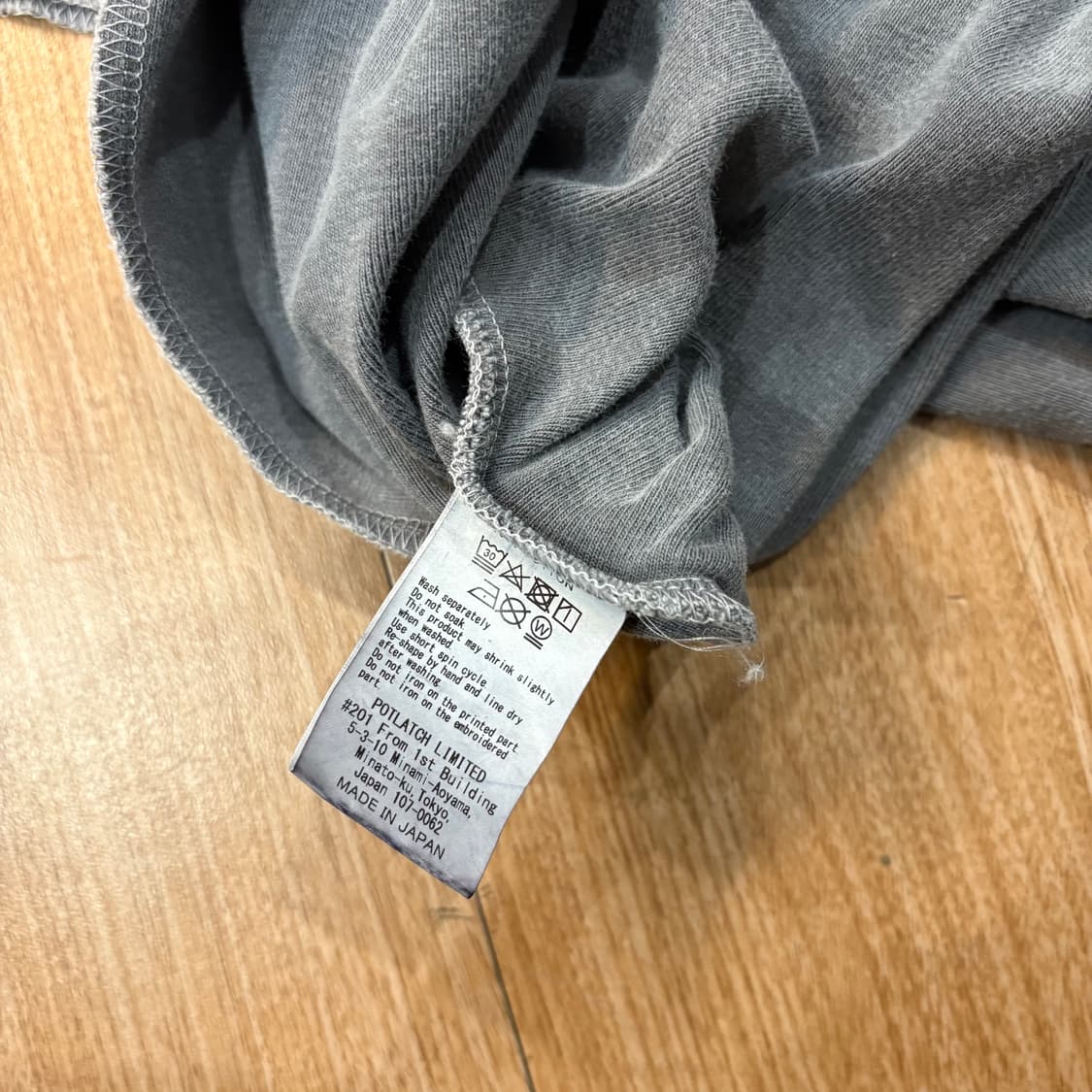 카브엠트 그레이 롱슬리브 티셔츠 상품이미지9