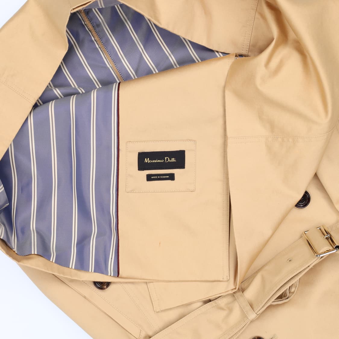 [M] 마시모두띠 여성 더블 버튼 트렌치 코트 N6964 상품이미지5