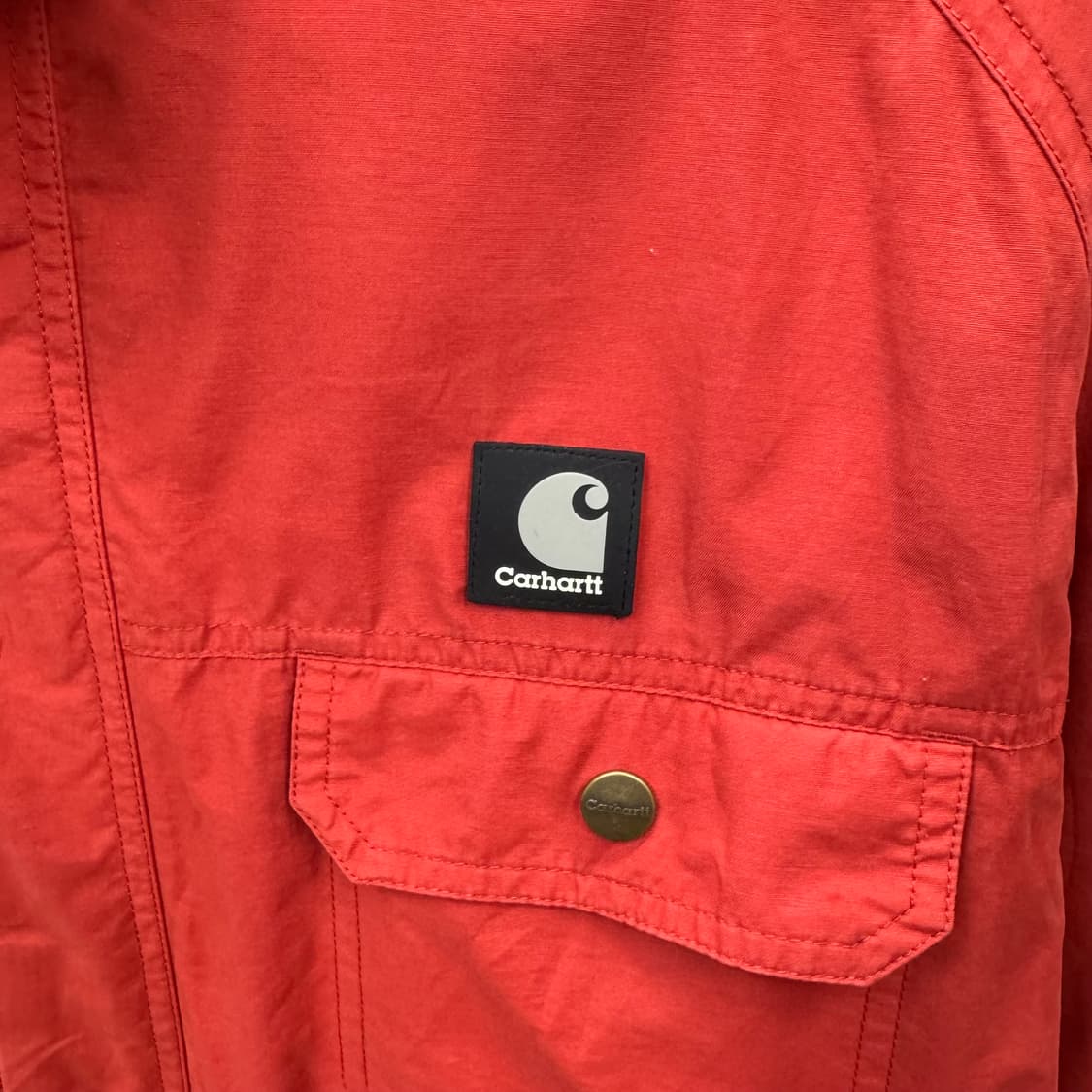 00s 칼하트 오리지널 필드자켓 전면 포켓 포인트 레드 상품이미지6