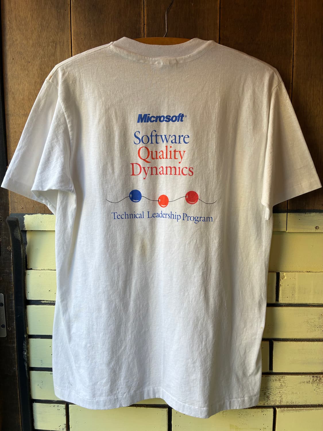 90s Microsoft T-shirt Made in USA 상품이미지10