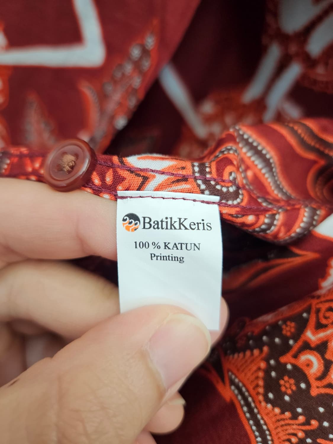 Batik Keris 빈티지 문양 셔츠 상품이미지4