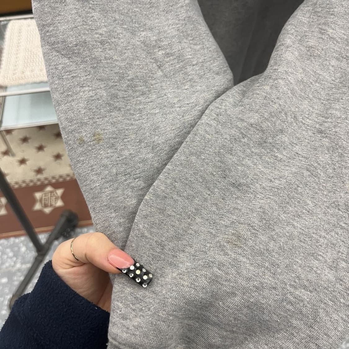 피어 오브 갓 에센셜 모던 캐주얼 빈티지 백로고 후드티 M C10471 상품이미지7