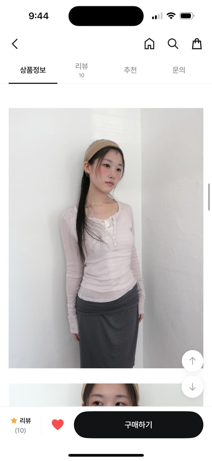 베이비랩 골지 헨리넥 티 (핑크) 상품이미지3