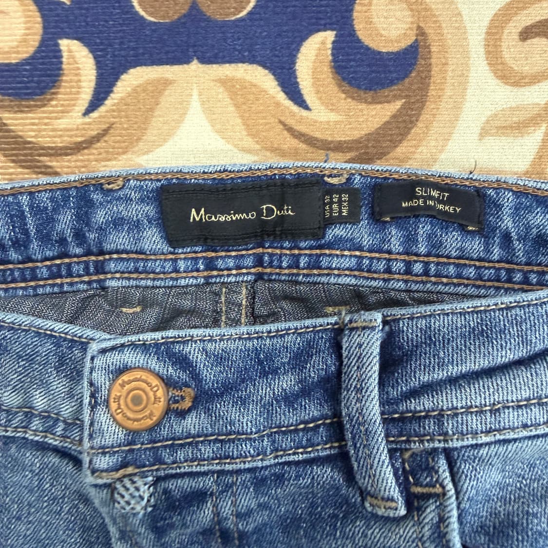 (32)마시모두띠 Massimo Dutti 중청 데님팬츠 상품이미지2