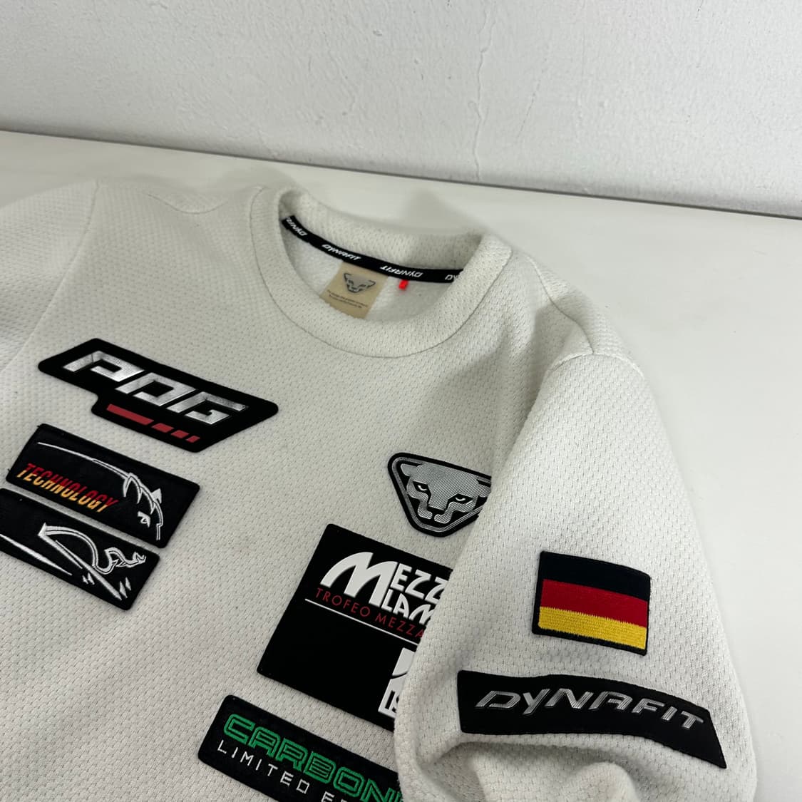 95 M 다이나핏 크림아이보리 팀독일 플리스맨투맨 상품이미지3