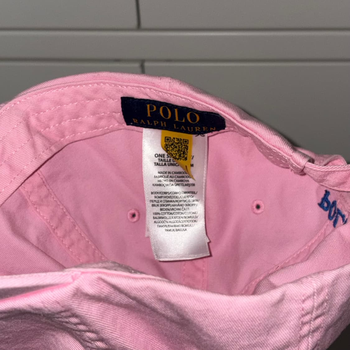 폴로 랄프로렌 볼캡 핑크 상품이미지2