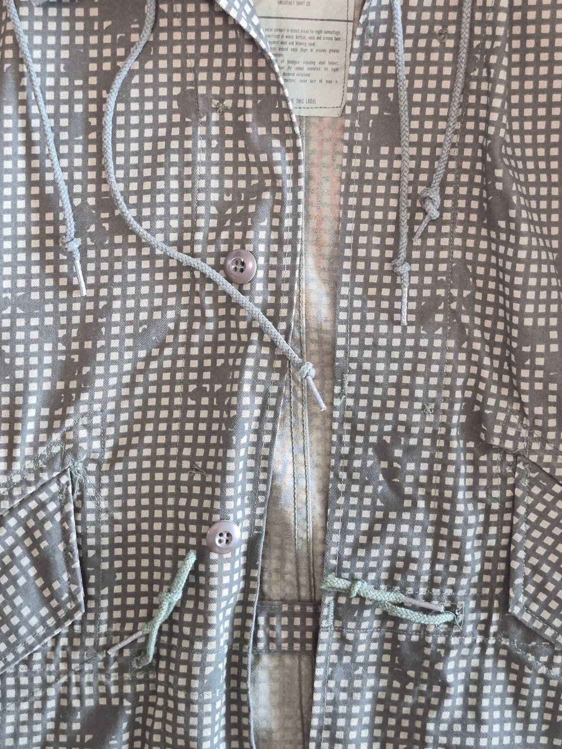 80s US ARMY Night Desert Camo Parka  상품이미지4