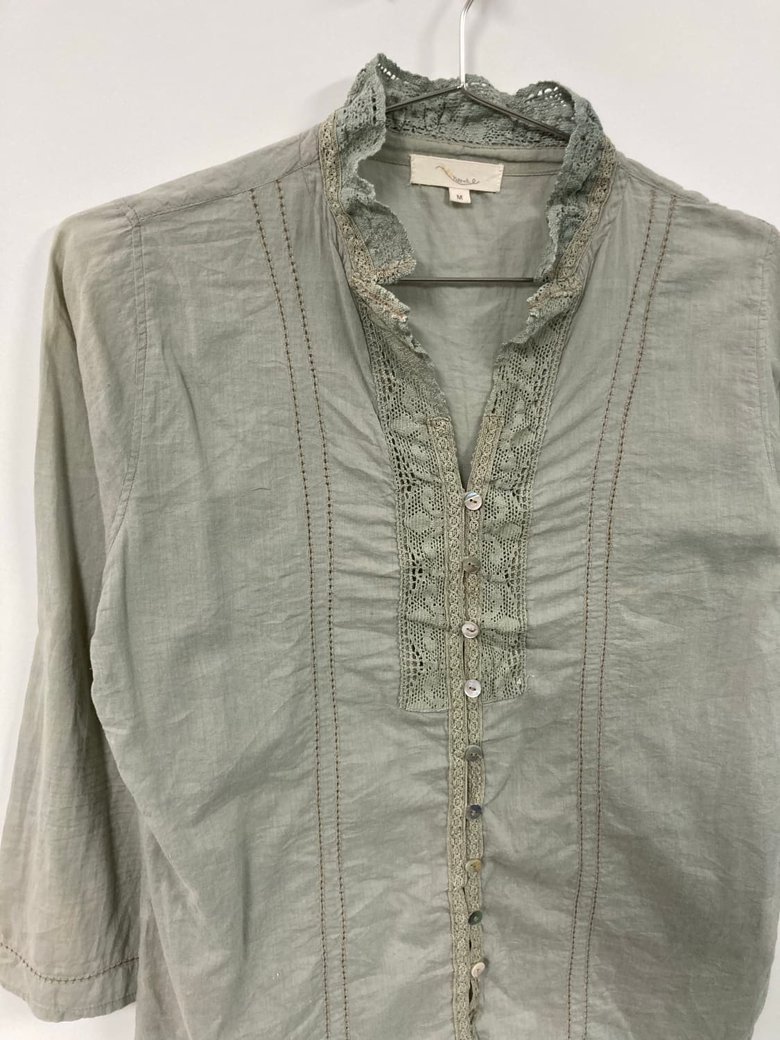 빈티지 레이스 블라우스 상품이미지3