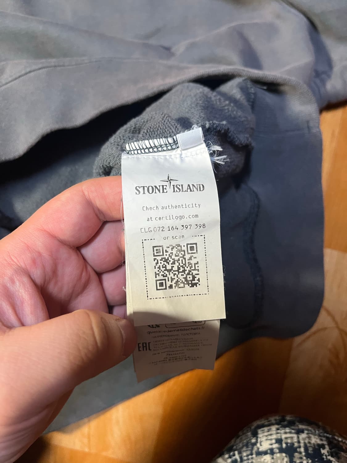 지리는 썬페이딩,물빠짐 스톤아일랜드 후드티 상품이미지7