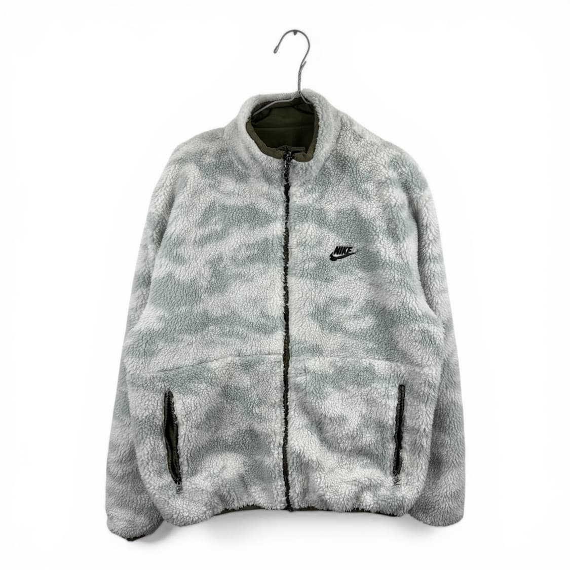 (90) 나이키 클럽 플리스 리버시블 윈터라이즈드 자켓 올리브 상품이미지1