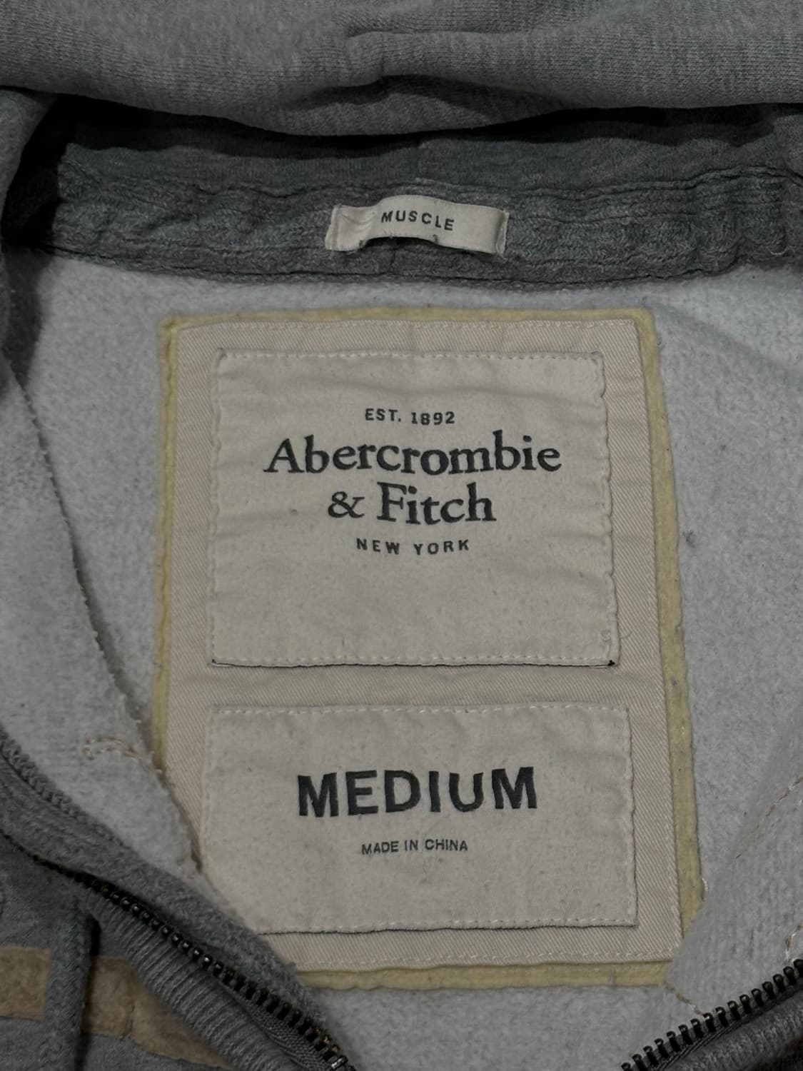 아베크롬비 그레이 후드집업 상품이미지6