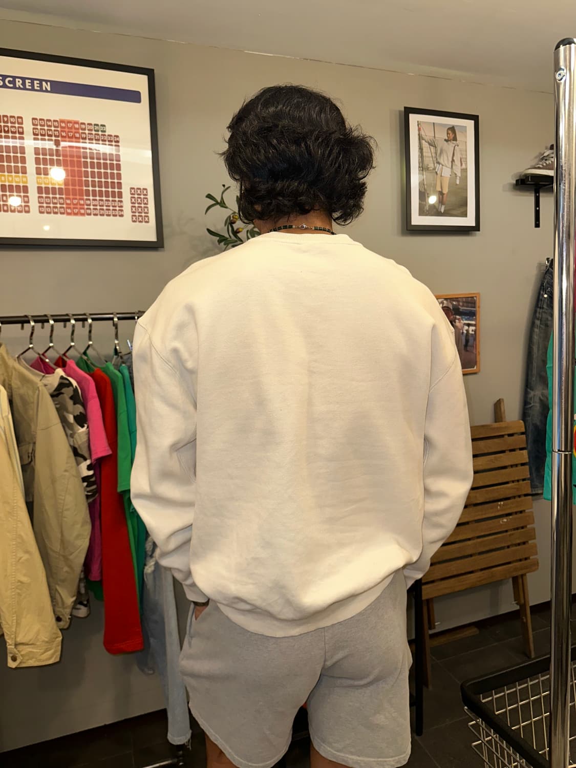 00’s Russell Athletic white logo sweat 상품이미지7